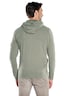 Herren Sweatjacke mit Kapuze , Khaki