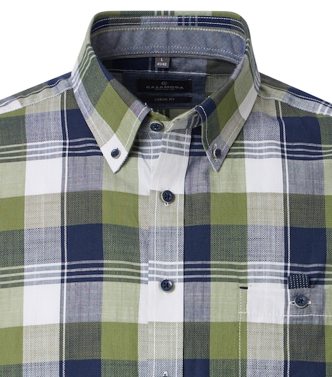 Freizeithemd Kurzarm kariert Casual Fit