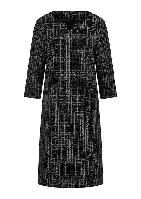 GOLDNER Jurk Jersey jurk in tweedlook met een mooie glans