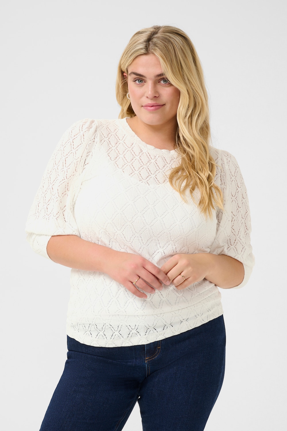Langarm-Bluse Regular fit