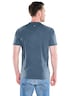 Herren Henley T-Shirt mit Knopfleiste , Indigoblau