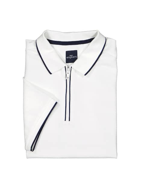 engbers Herren Poloshirt , Reinweiss