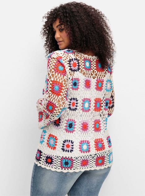 Strickpullover Langarm Sonstiges Muster