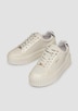 Sneaker mit Plateau-Sohle und Leo-Detail
