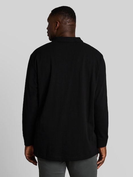Langarm Piqué Poloshirt