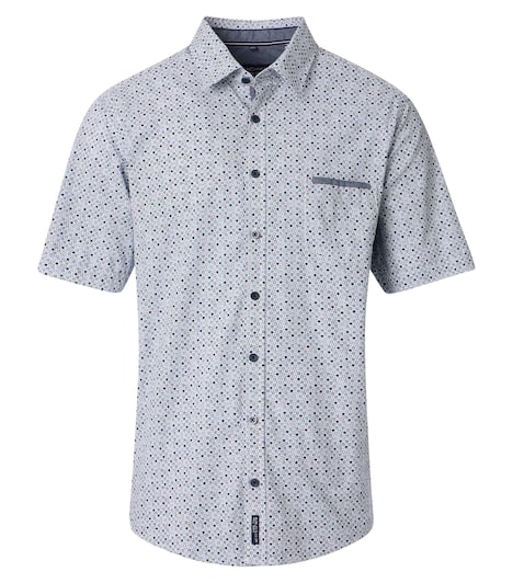 Freizeithemd Kurzarm Print Casual Fit