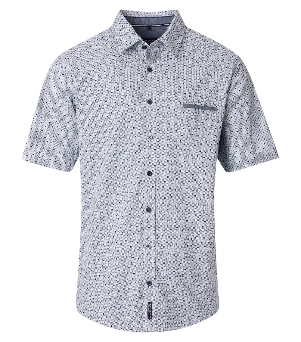 Freizeithemd Kurzarm Print Casual Fit