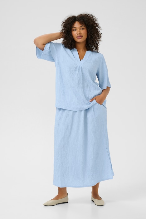 Kurzarm-Bluse Regular fit