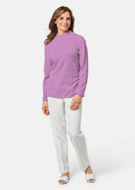 Kuschelweicher Kaschmirpullover mit Kragen