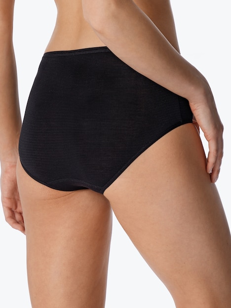 Schiesser Damen Slip 2-Pack Modal Essentials - Modal Essentials schwarz