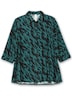 Longbluse 3/4-Arm Sonstiges Muster Hemdkragen