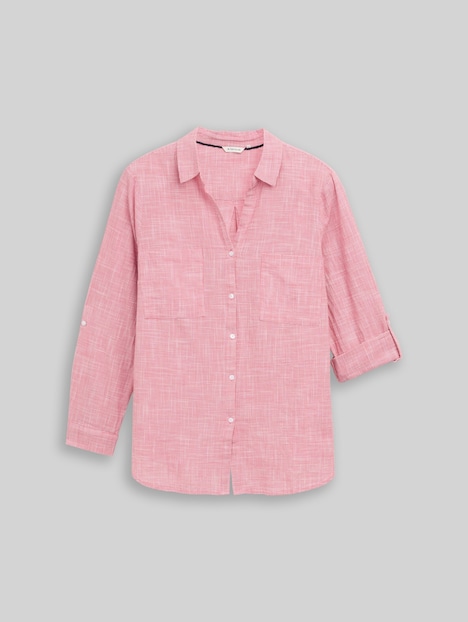 Bluse mit Brusttaschen