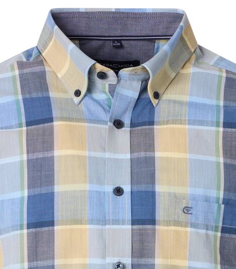 Freizeithemd Kurzarm kariert Casual Fit
