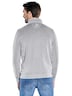 engbers Herren Sweatshirt strukturiert , Hellgrau