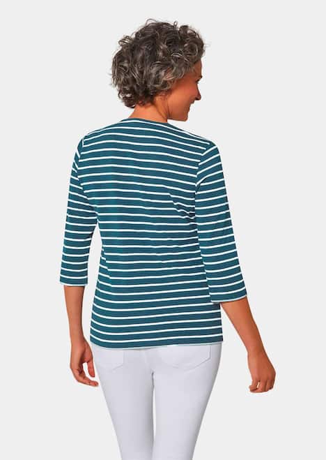 Buntgewirktes Ringelshirt