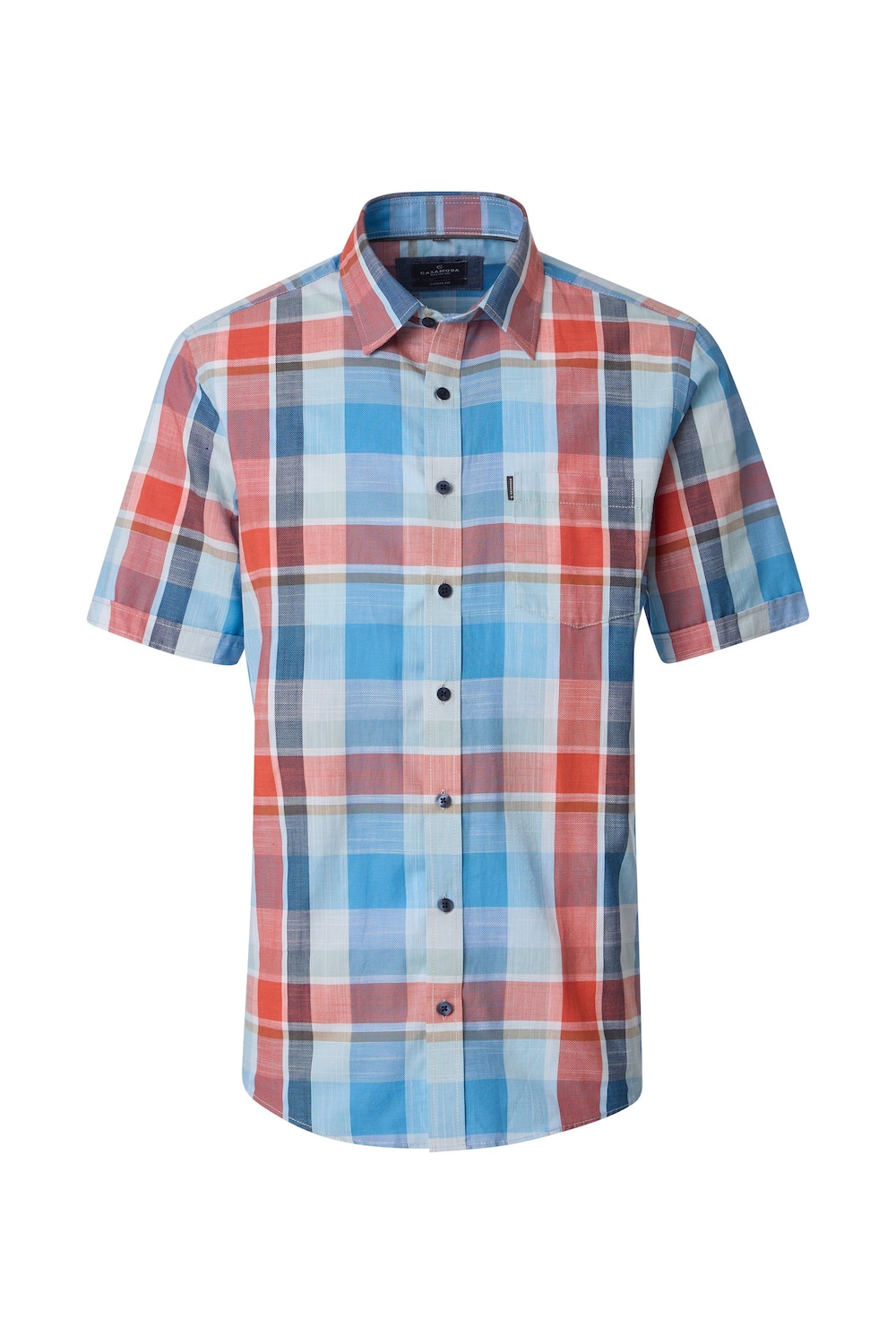 Freizeithemd Kurzarm kariert Casual Fit