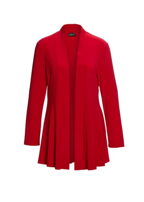 Leichte Shirtjacke lila mit Stretch