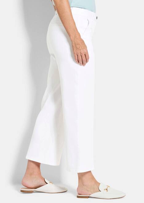 Jeansculotte VERA met gestreken vouwen