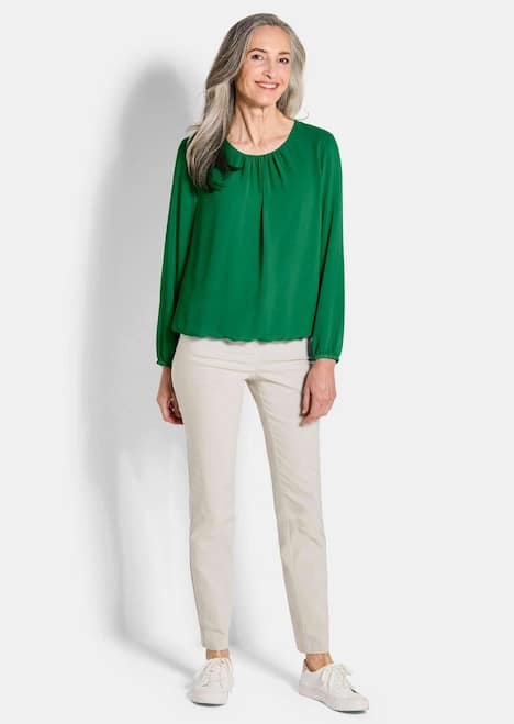 Elegante Bluse aus Chiffon