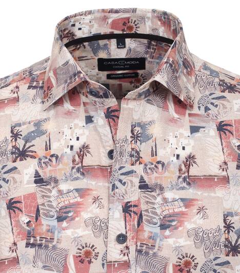 Freizeithemd Print Casual Fit