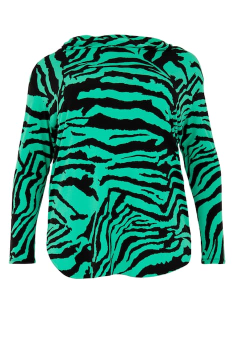 Bluse mit Bootsausschnitt