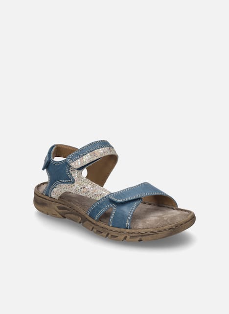 Damen Sandale Brenda 03, azur-multi