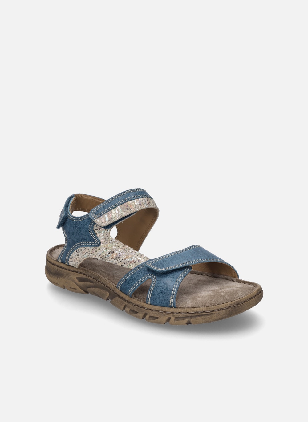 Damen Sandale Brenda 03, azur-multi