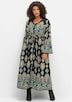 Maxikleid Langarm Sonstiges Muster