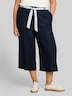 Culotte Hose mit Leinenanteil