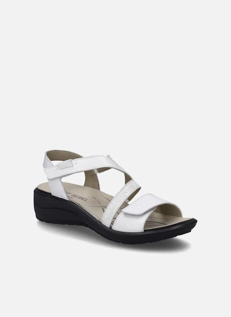 Damen Sandale Annecy 12, weiss-silber