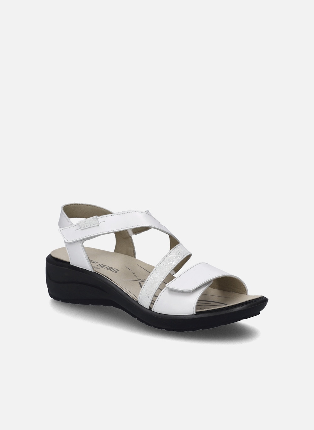 Damen Sandale Annecy 12, weiss-silber