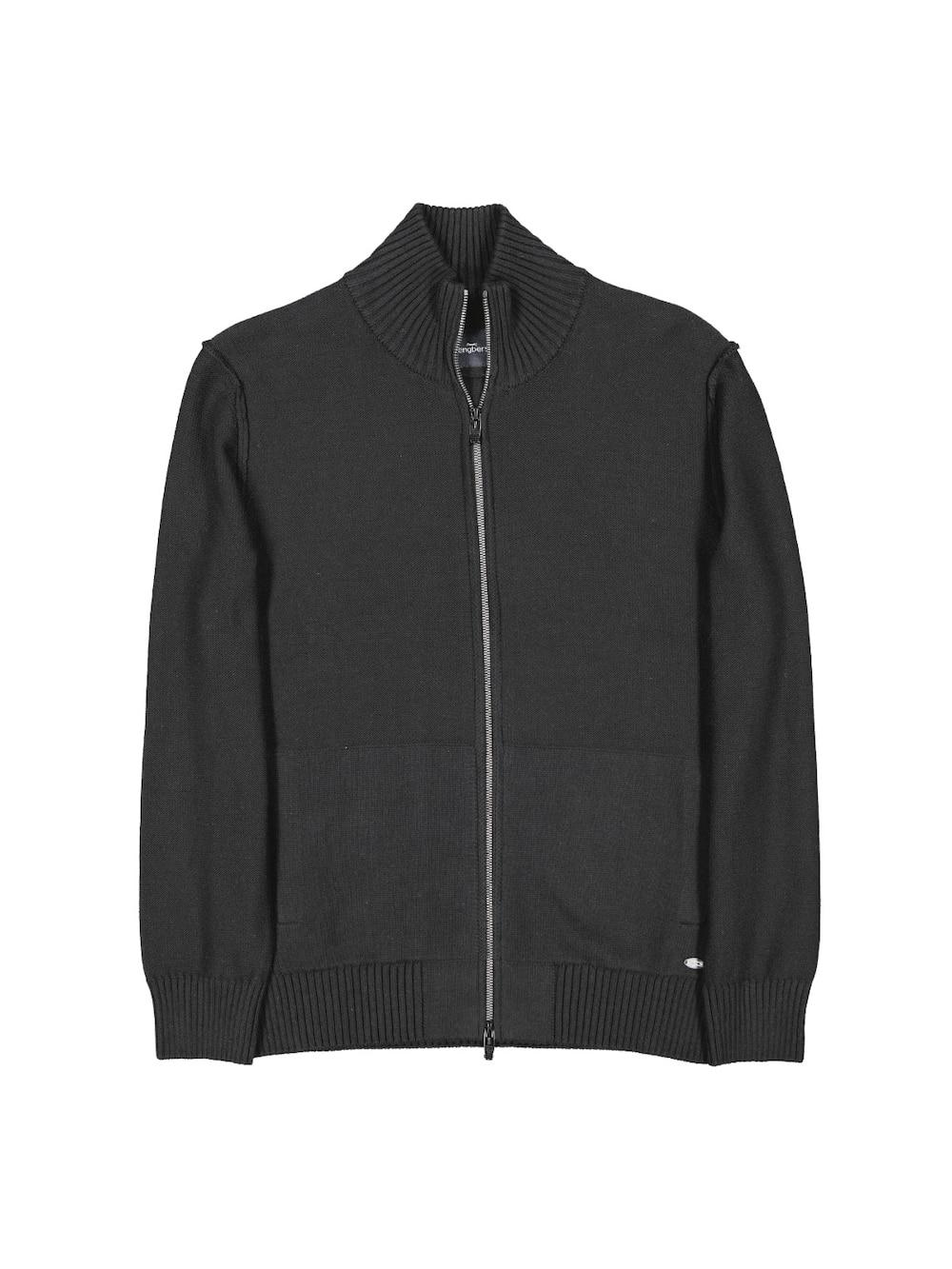 Herren Strickjacke , Schwarz
