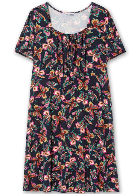 Jerseykleid Kurzarm Sonstiges Muster