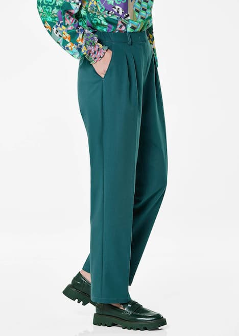 GOLDNER Broek VERA Elegante broek met plooien