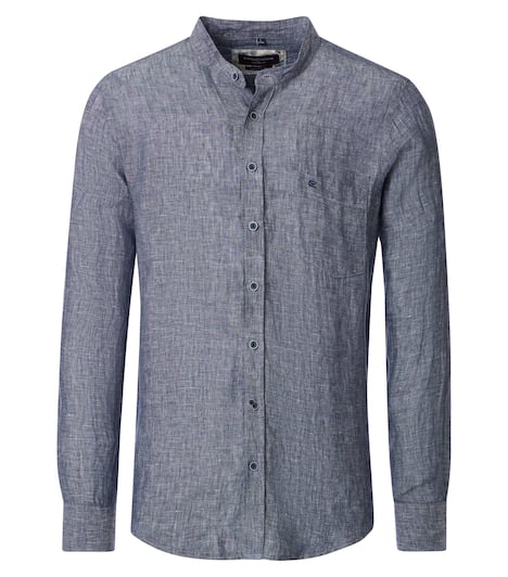 Leinenhemd uni Casual Fit