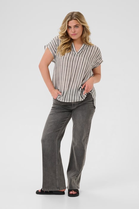 Kurzarm-Bluse Regular fit