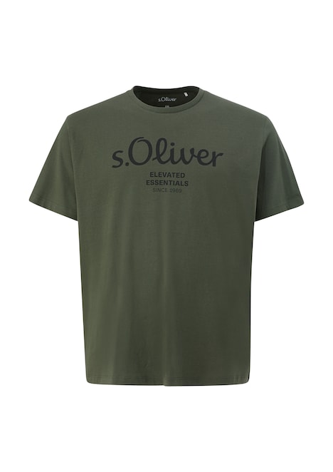 Baumwoll-T-Shirt mit Logo-Print