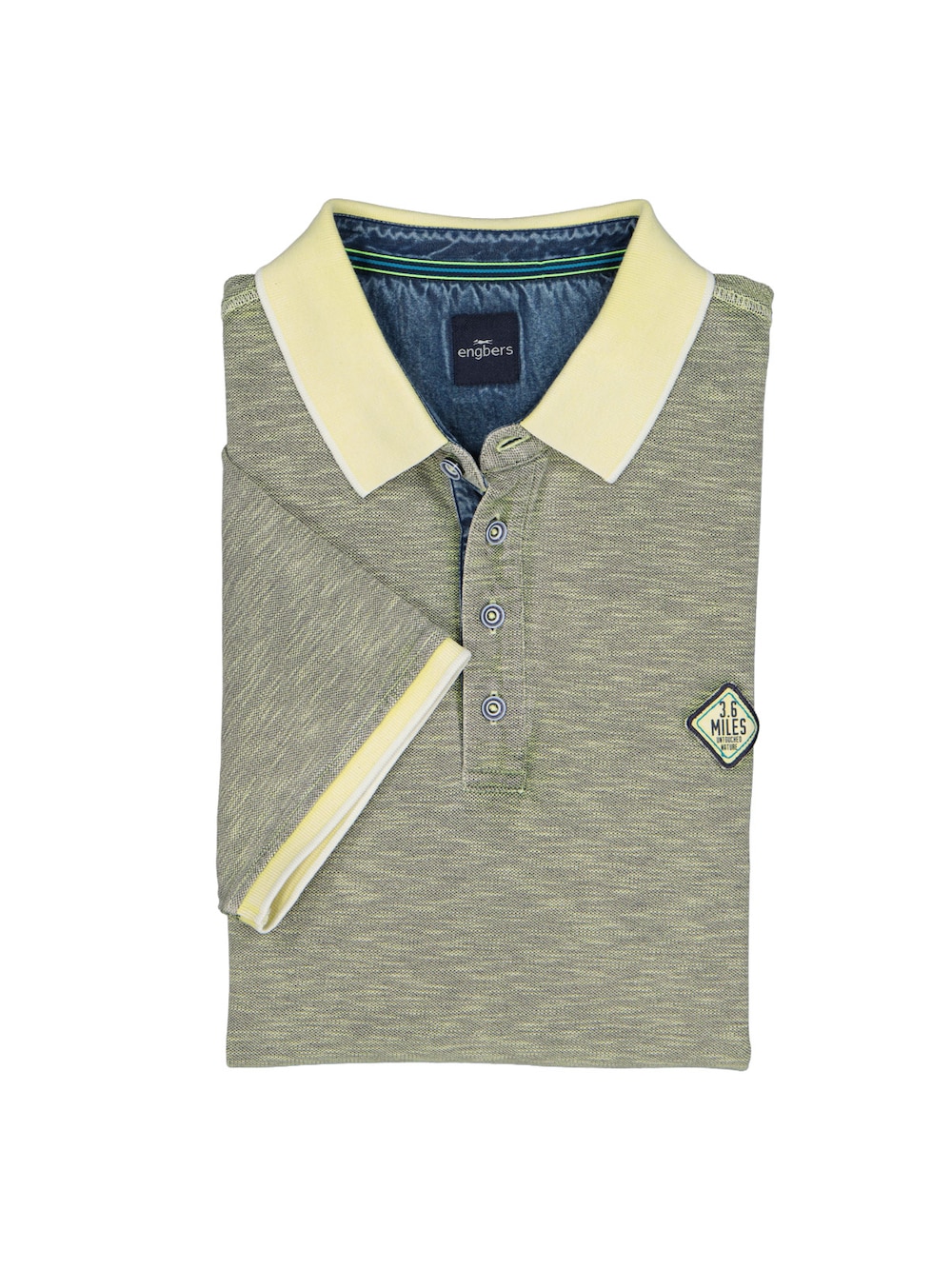Herren Poloshirt , Gelb
