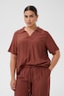 Kurzarm-Bluse Loose fit