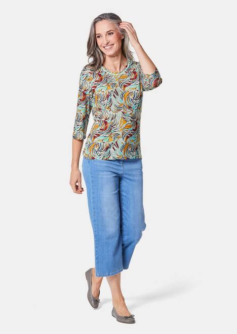 Druckshirt in kraftvollen Farben