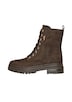 Stiefel in Leder-Optik mit Schnürung