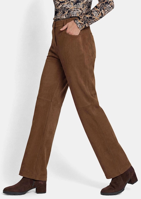 Broek VERA in suède-look