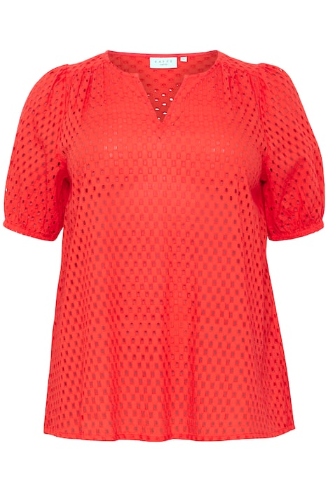 Kurzarm-Bluse Regular fit