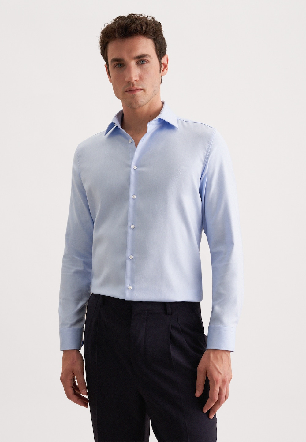 Herren Business Hemd - Uni