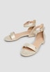 Sandalen in Leder-Optik
