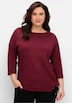 Langarmshirt Langarm Uni Ohne Kragen
