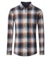 Flanellhemd kariert Casual Fit