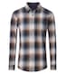 Flanellhemd kariert Casual Fit
