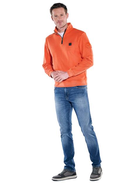 engbers Herren Sweatshirt Stehbund , Orange
