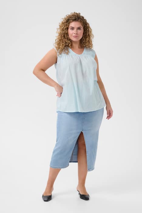 Ärmellose Bluse A-shape